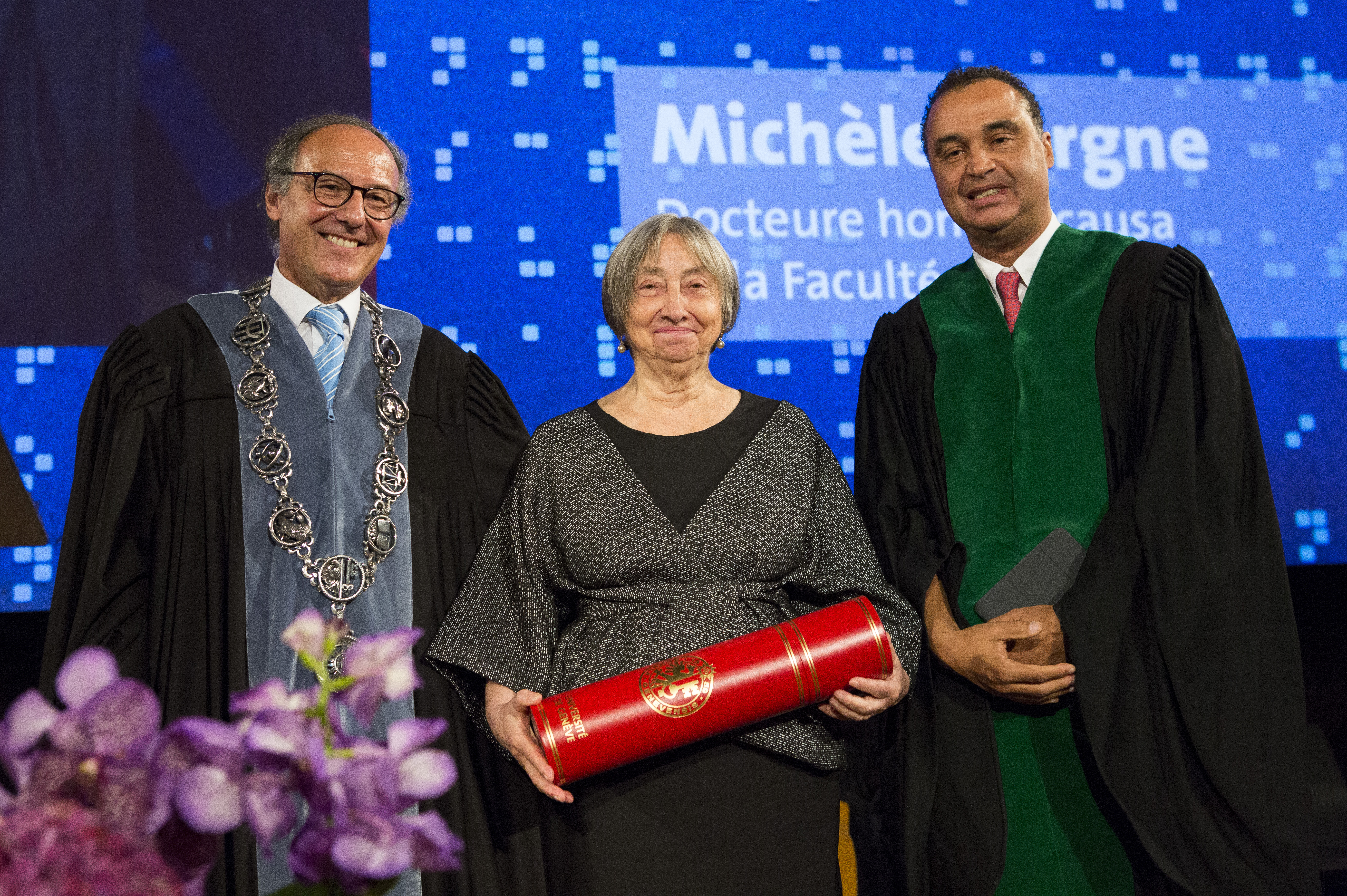 Remise du doctorat honoris causa de l UNIGE la math maticienne